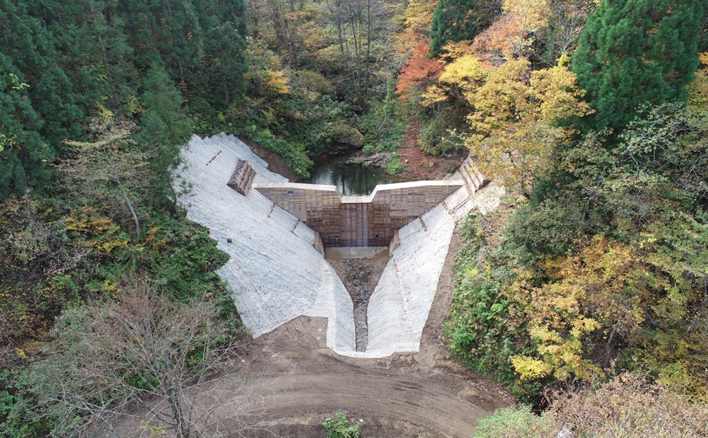 大矢木沢治山工事【令和6年度東北森林管理局　治山･林道工事コンクール 優良賞】